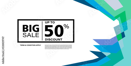 Colorful abstract geometric banner template. Giveaway, discount, cash back, gift card, and member card bonus design template.