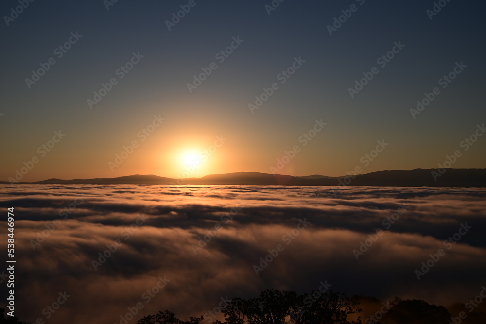 sunrise over the clouds sunrise over the clouds