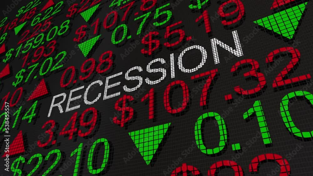 Recession Stock Market Share Prices Low Buy Sell Invest Bear Phase 3d Animation Recession Stock Market Share Prices Low Buy Sell Invest Bear Phase 3d Animation
