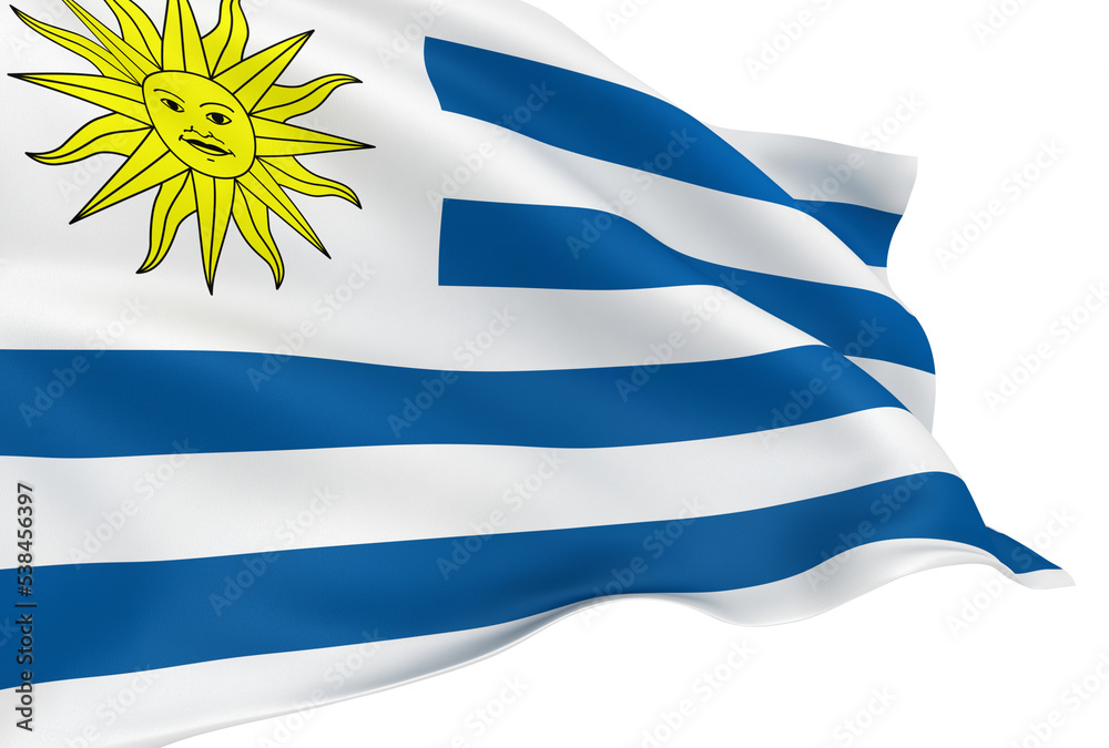 Obraz premium Uruguayan flag