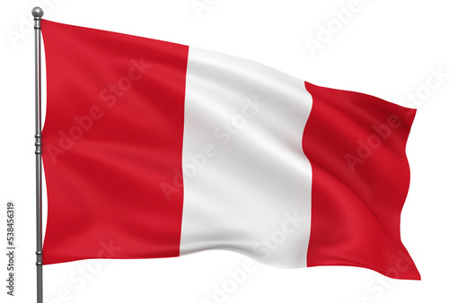 Fotografia Peruvian flag
