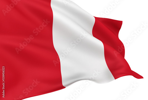 Bild auf Leinwand Peruvian flag
