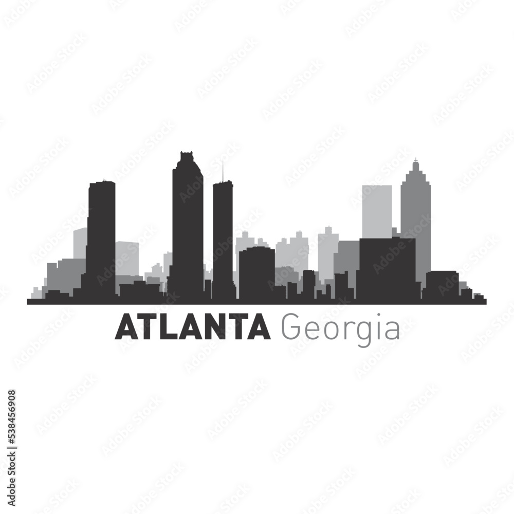Atlanta Georgia city vector illustration