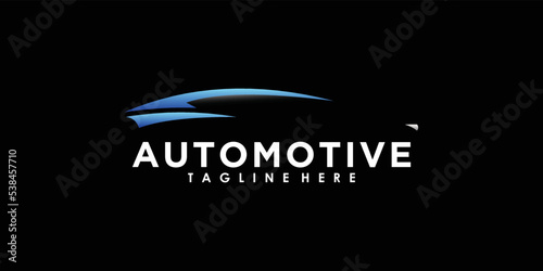 automotive and service car logo design vector with creative concept