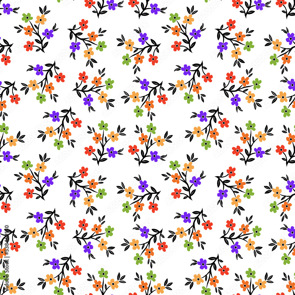 small flowers seamless pattern small flowers seamless pattern