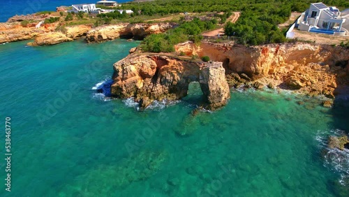 A View Of The Famous Arch In Anguilla photo