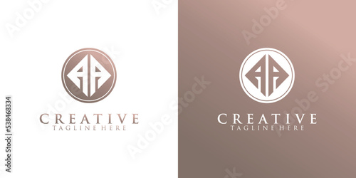 Modern A abstract logo design Premium Vector