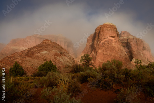 Red Rocks loom in Arches National Park