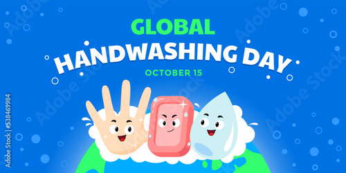 Global Handwashing Day banner campaign october 15