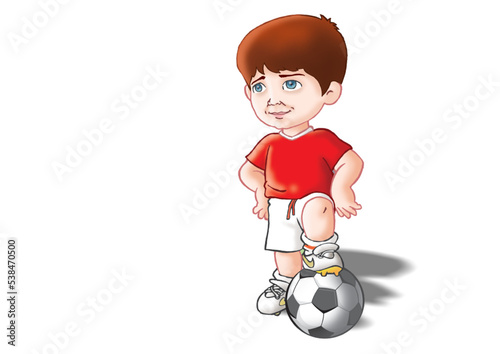 boy, cartoon, soccer, football, sport, kid, ball, 