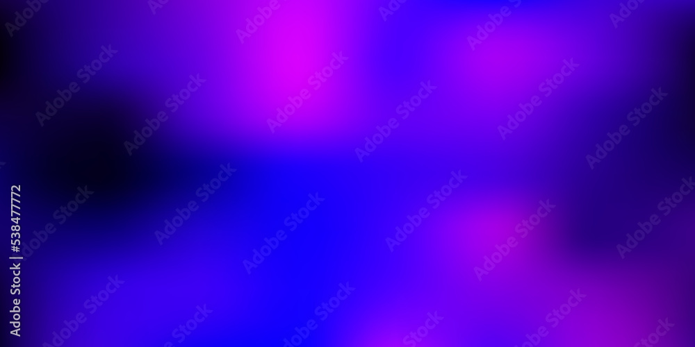 Light purple, pink vector gradient blur pattern.