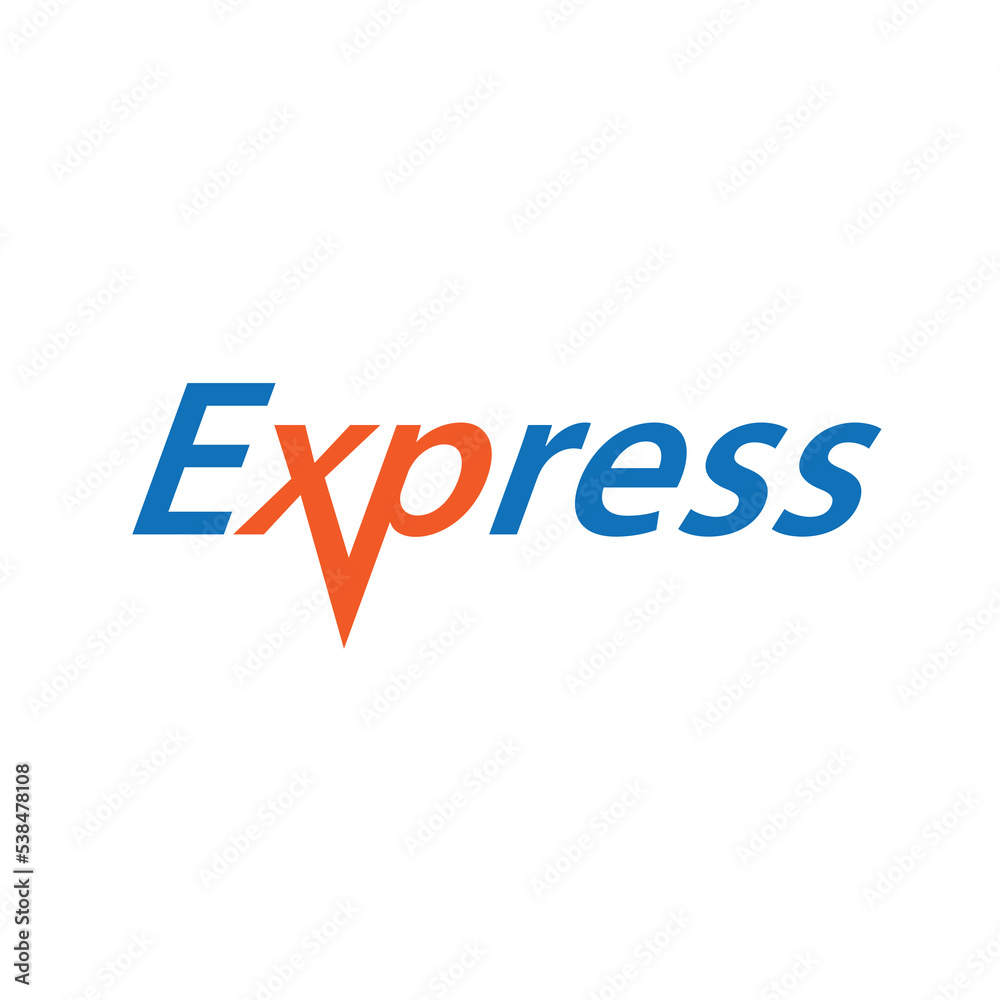 express logo design symbol icon