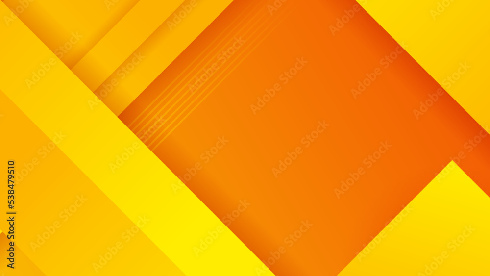 Abstract minimal orange and yellow background with geometric creative and minimal gradient concepts, for posters, banners, landing page concept image.