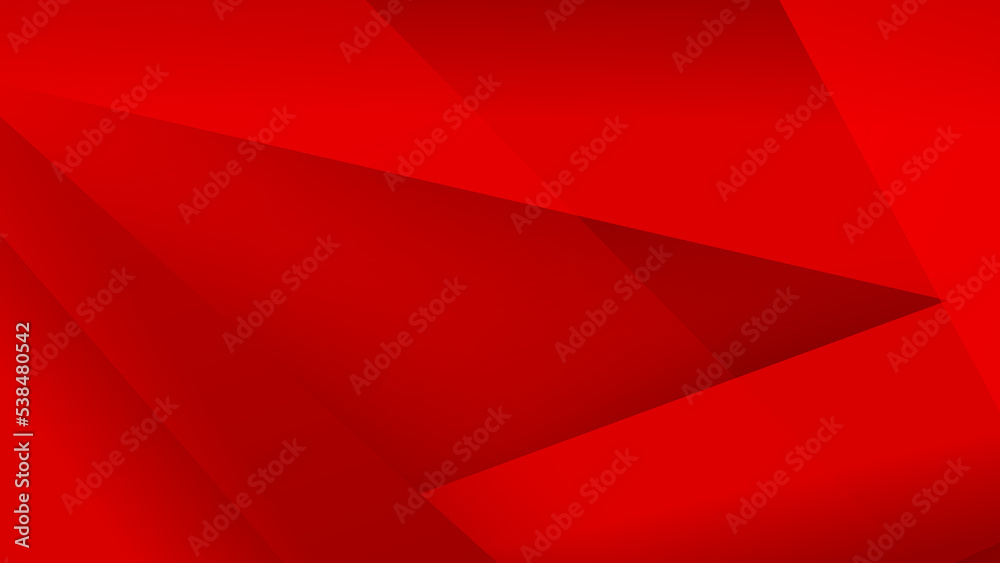 Fototapeta premium abstract red background minimal, abstract creative overlap digital background, modern landing page concept vector.