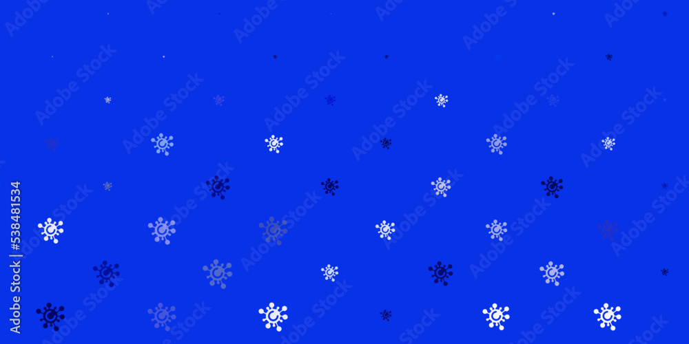 Light BLUE vector texture with disease symbols. Light BLUE vector texture with disease symbols.