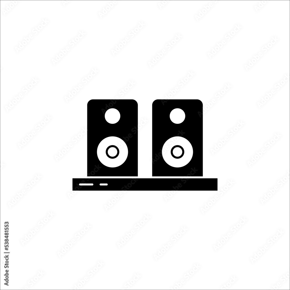 Best speaker line icon in trendy flat style. vector illustration on white background. Best speaker line icon in trendy flat style. vector illustration on white background.