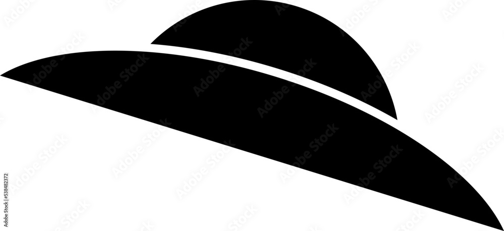 UFO icon, flying saucer logo isolated on white background.eps