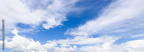 beautiful blue sky for background.