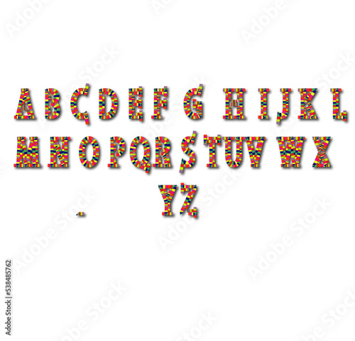 abc for kids colorful