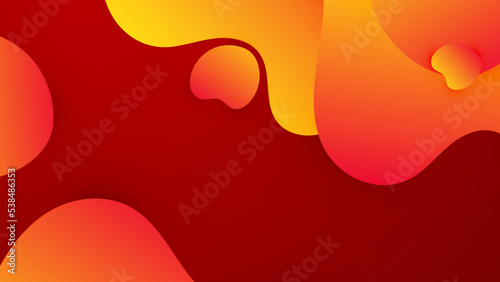 Abstract colorful lines on red purple background. Abstract futuristic - technology with polygonal shapes on dark blue background. Design digital technology concept.