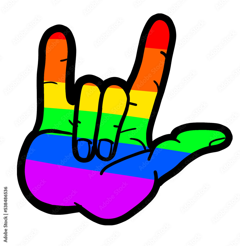 Sign Language Pride Pride Rainbow
