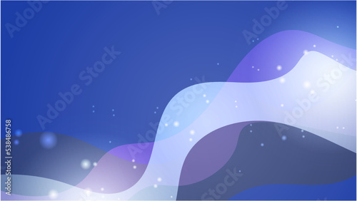 Vector Illustration Geometric, Polygon, Line, Triangle pattern shape with molecule structure. Polygonal with blue background. Abstract science, futuristic, network connection concept © Badr Warrior