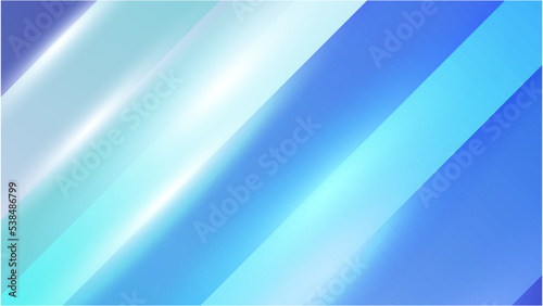 Colorful blue geometric background design. Fluid shapes composition with trendy gradients. Vector illustration.