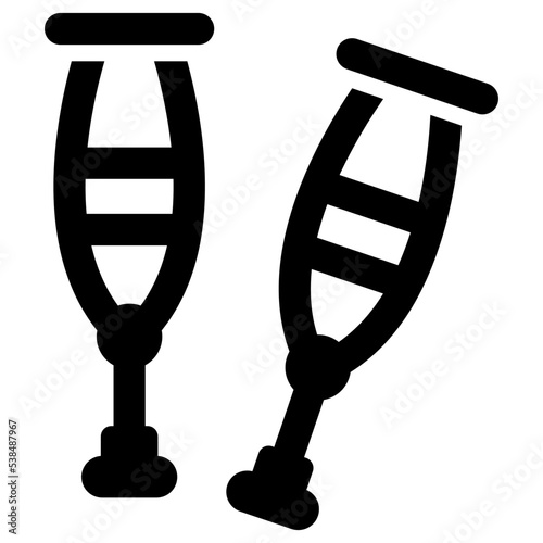 Crutches icon