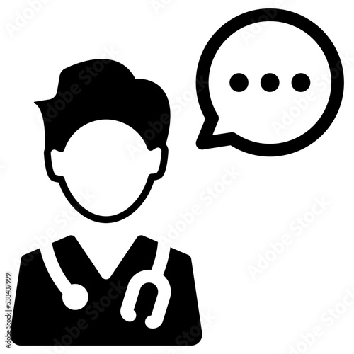 Doctor advice icon
