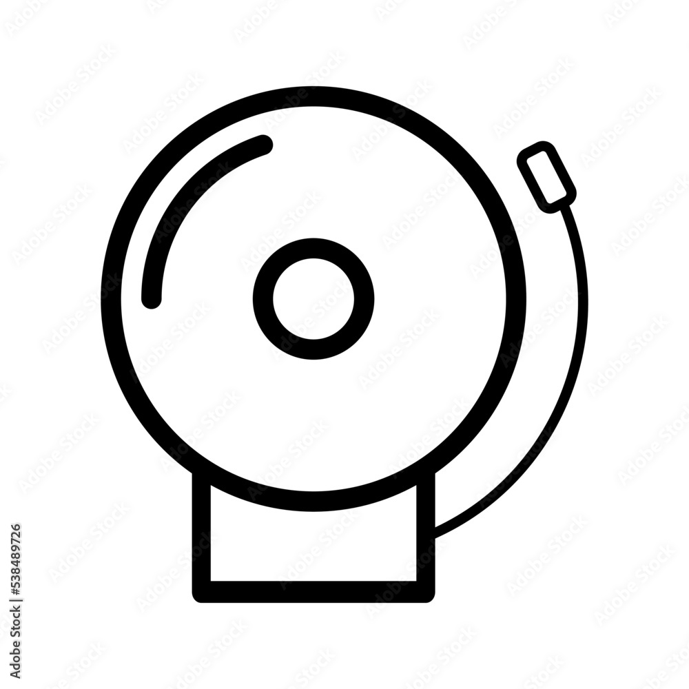 fire alarm icon isolated on background fire alarm icon isolated on background