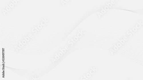 Abstract wave lines pattern gray on white background.