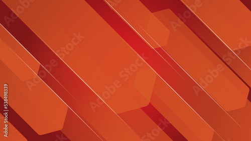 Stylish red orange technology lights background. Abstract technology digital hi tech concept background. Abstract tech background. Futuristic technology interface