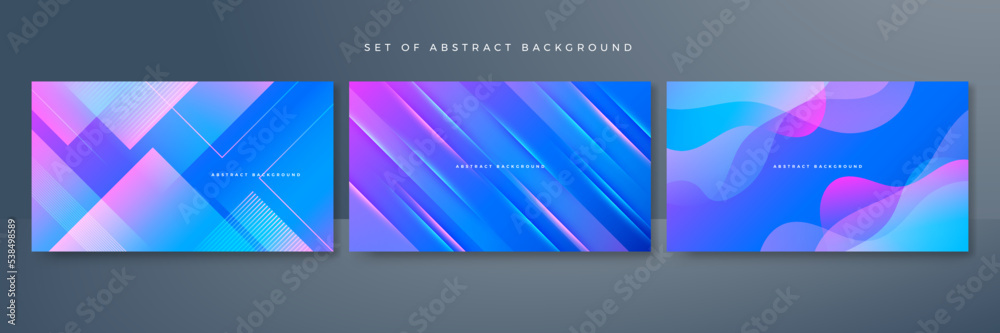 Fototapeta premium Stylish blue pink technology lights background. Abstract background with digital light. Technology futuristic dynamic motion. Movement pattern for banner or poster design background concept.