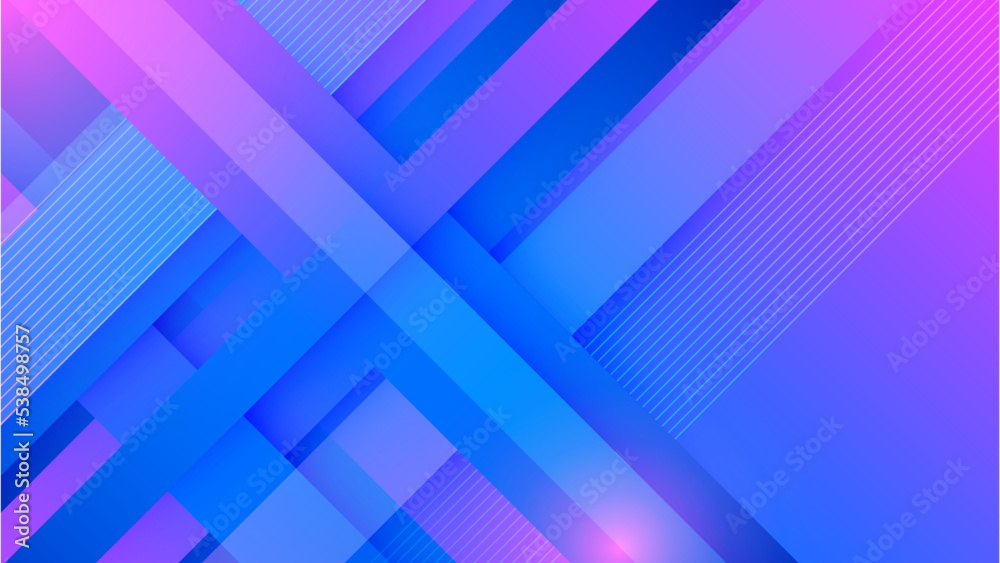 Modern blue and pink technology background. Abstract high-speed movement. Colorful dynamic motion on blue background for banner or poster design background concept.