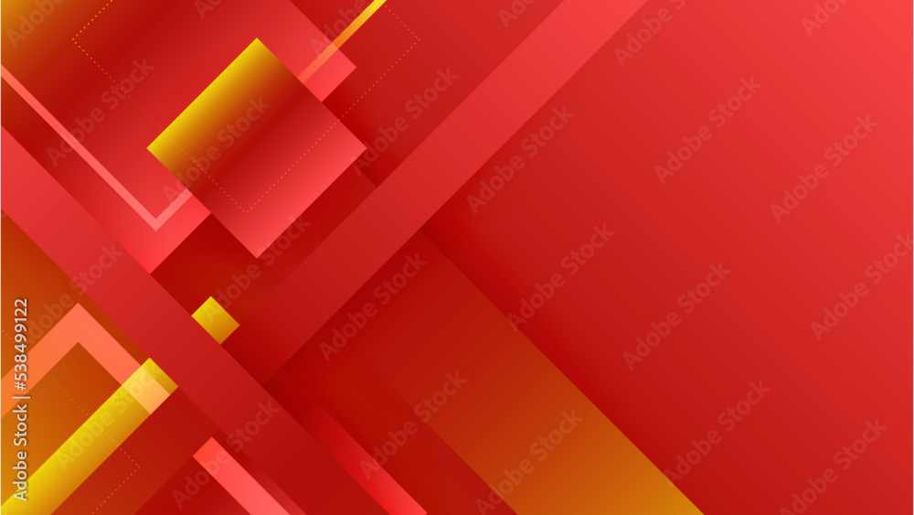 Modern gradient red orange abstract design background. Red geometric shapes background geometry shine and layer element Suit for business, corporate, institution, party, festive, seminar, and talks. Modern gradient red orange abstract design background. Red geometric shapes background geometry shine and layer element Suit for business, corporate, institution, party, festive, seminar, and talks.