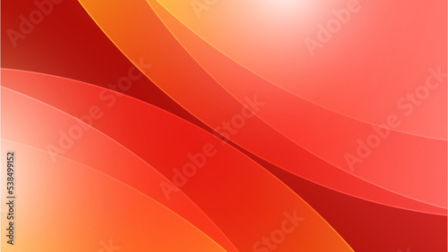 Modern gradient red orange abstract design background. Red geometric shapes background geometry shine and layer element Suit for business, corporate, institution, party, festive, seminar, and talks.