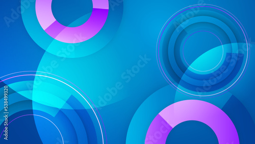 Abstract blue and pink purple design background. Vector abstract graphic design banner pattern presentation background web template.