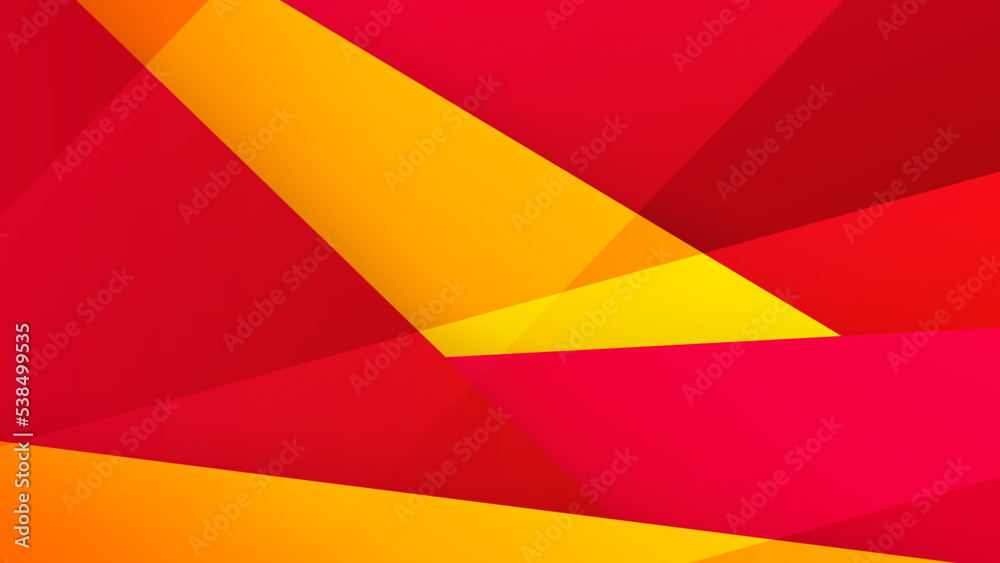 Red orange background. Abstract background geometry shine and layer element vector for presentation design. Suit for business, corporate, institution, party, festive, seminar, and talks.