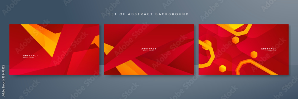 Modern red orange gradient background. Trendy fresh color for presentation design, flyer, social media cover, web banner, tech banner