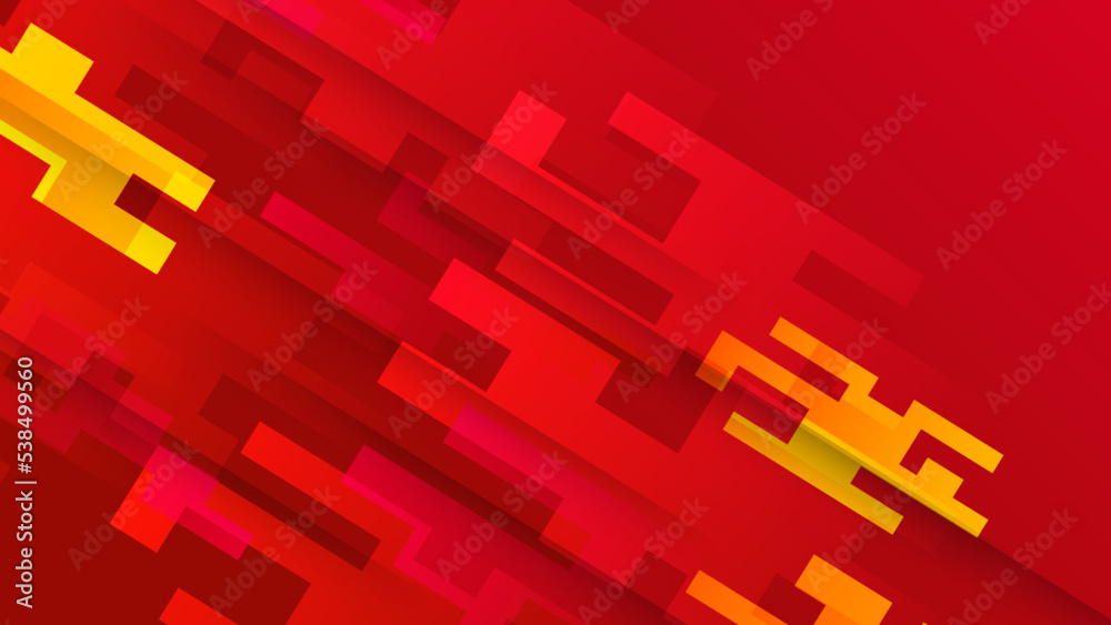 Red orange background. Abstract background geometry shine and layer element vector for presentation design. Suit for business, corporate, institution, party, festive, seminar, and talks. Red orange background. Abstract background geometry shine and layer element vector for presentation design. Suit for business, corporate, institution, party, festive, seminar, and talks.