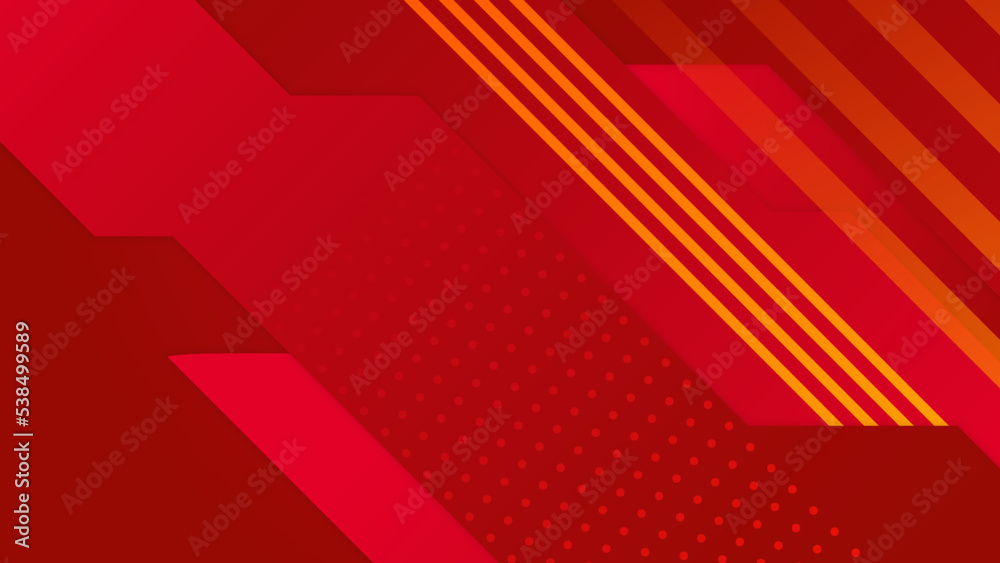 Red orange background. Abstract background geometry shine and layer element vector for presentation design. Suit for business, corporate, institution, party, festive, seminar, and talks. Red orange background. Abstract background geometry shine and layer element vector for presentation design. Suit for business, corporate, institution, party, festive, seminar, and talks.