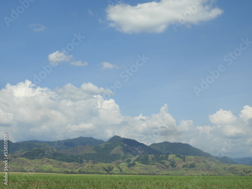 landscape with clouds