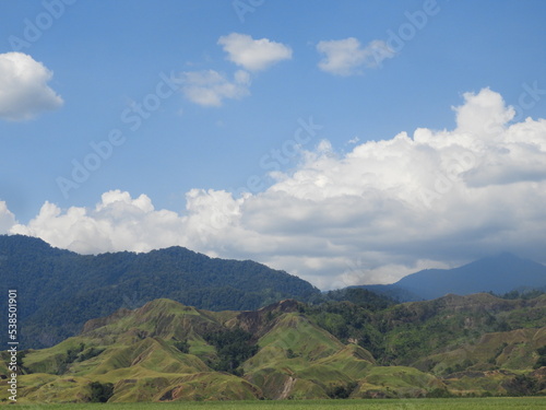 landscape with clouds