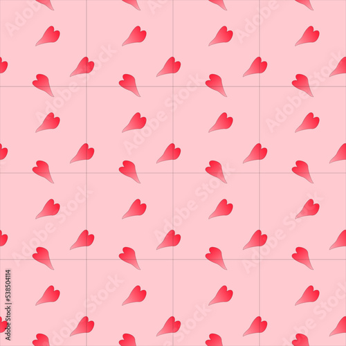 seamless pattern with hearts, Hand drawn vector,  Great for created greeting Birthday, wedding, anniversary, jubilee, rewarding and winning design card. Seamless backgrounds.