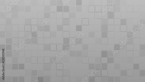 abstract tile background texture squares volume relief, geometric light ornament floor, walls, cover, 3d render