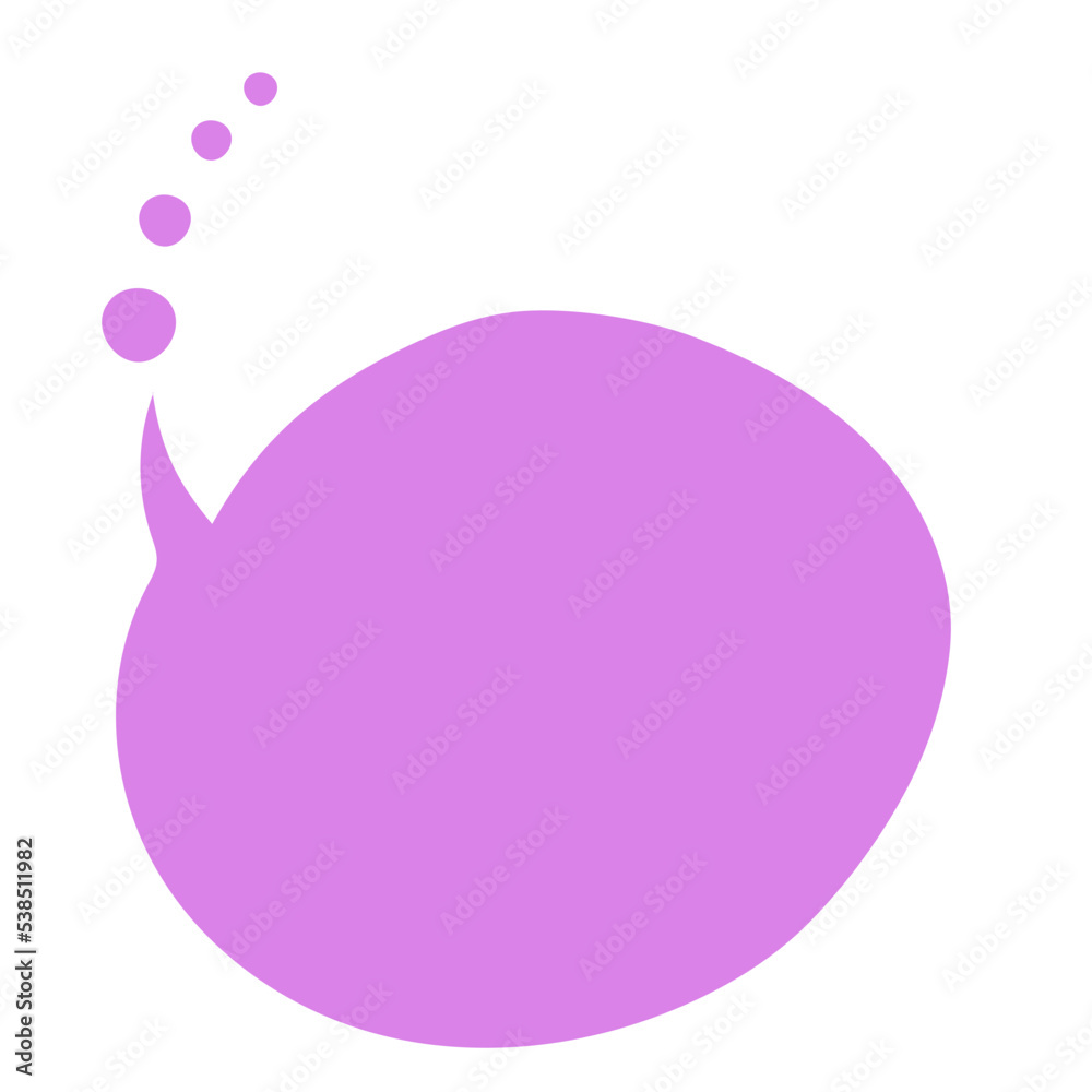 Obraz premium trendy line speech bubble message