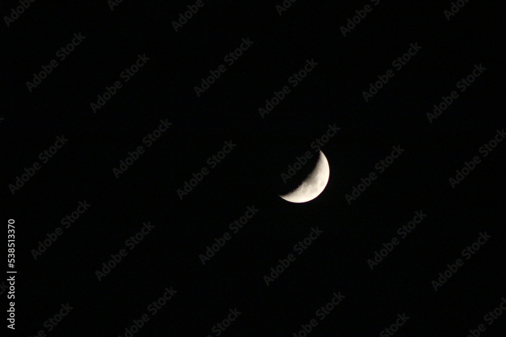 The beautiful moon in the night The beautiful moon in the night