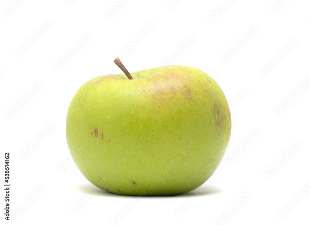 Ripe apple on a white background. Ripe apple on a white background.