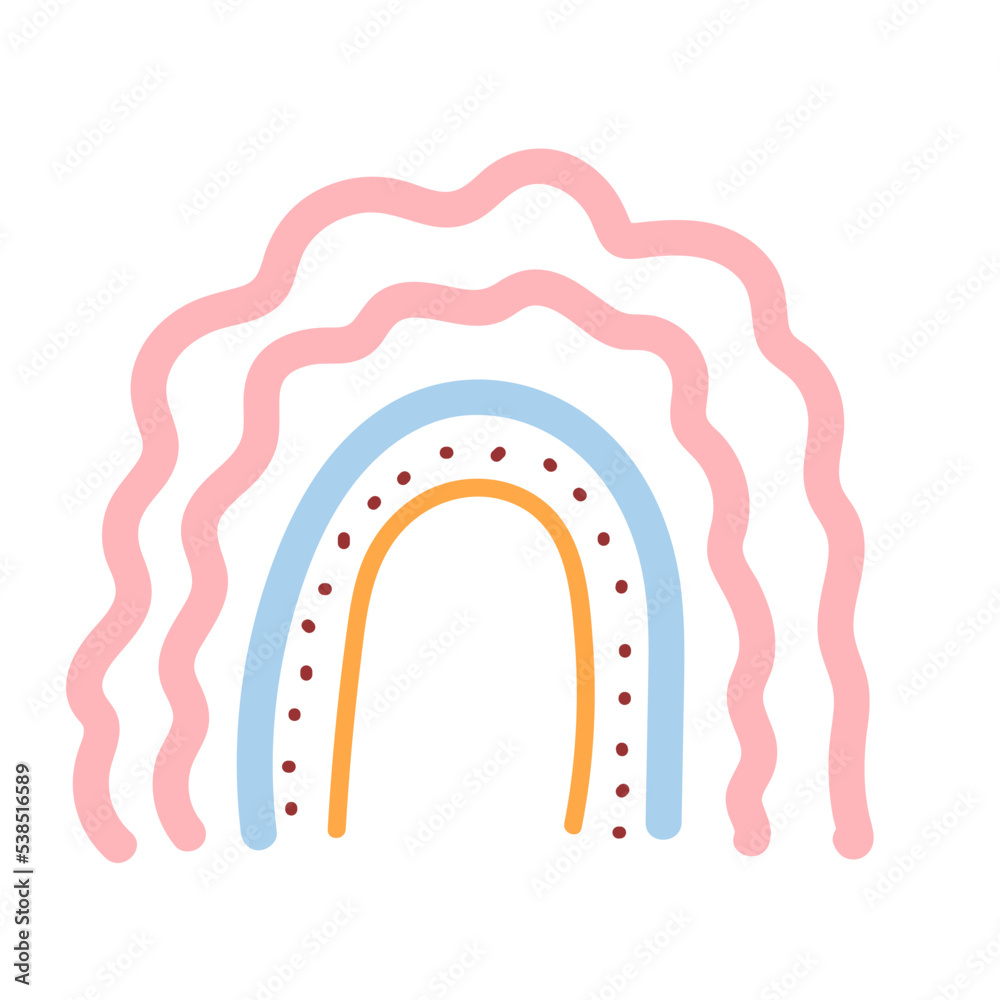 scandinavian childish rainbow scandinavian childish rainbow