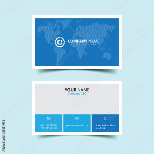 Professional business card design template